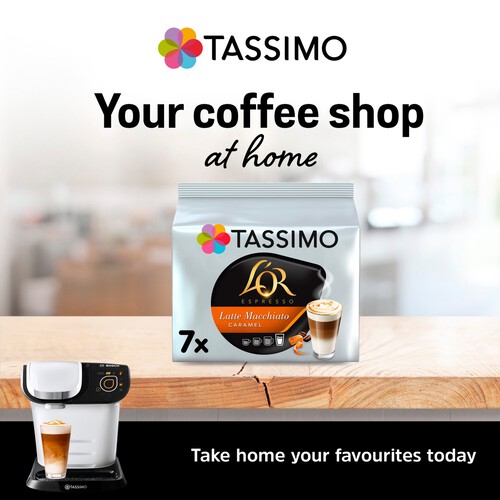 Tassimo L'OR Caramel Latte Macchiato Coffee Pods x7