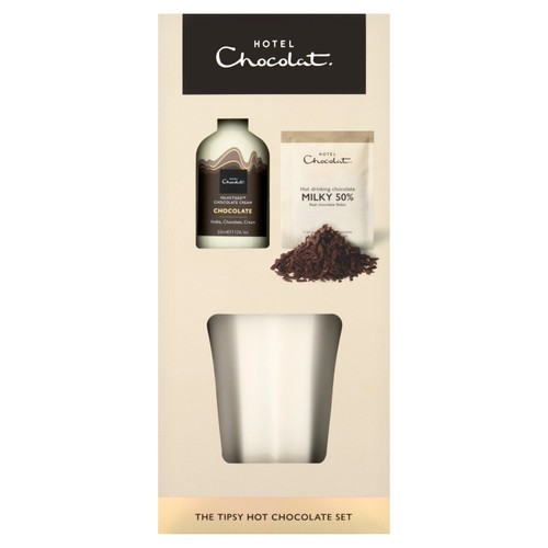 Hotel Chocolat Hot Chocolate With 5cl Chocolate Cream Liqueur & Cup