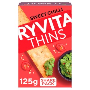 Ryvita Thins Sweet Chilli Flatbread Crackers