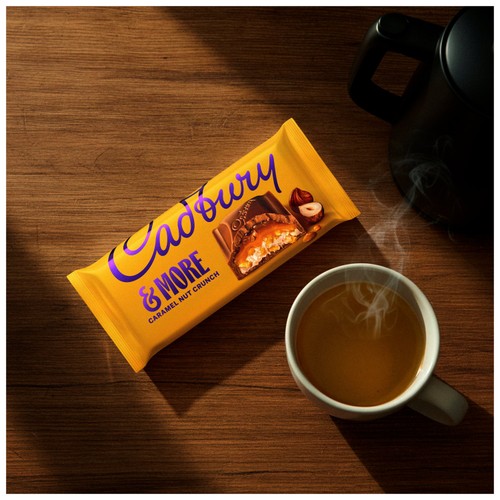 Cadbury Dairy Milk &More Caramel Nut Crunch Chocolate Bar