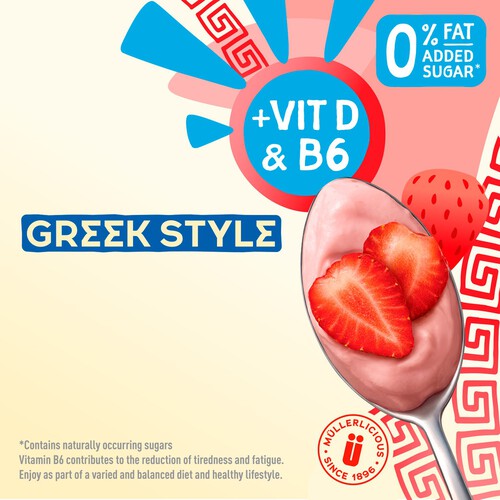 Muller Light Greek Style Strawberry Yogurt