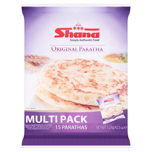 Shana Original Paratha Multi Pack 15 Pack 1.2kg