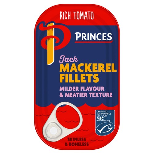 Princes MSC Jack Mackerel In Tomato