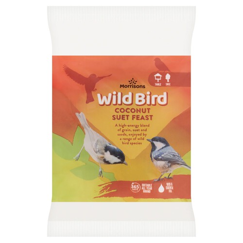 Morrisons Wild Bird Coconut Suet Fat Feast