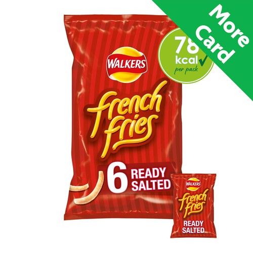 Walkers French Fries Ready Salted Multipack Snacks Crisps