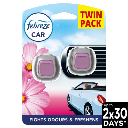 Febreze Car Air Freshener Blossom & Breeze Twin Pack