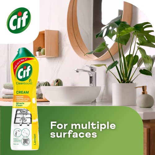 Cif Lemon Cream Cleaner 500ml