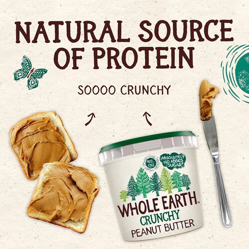 Whole Earth Crunchy Peanut Butter 