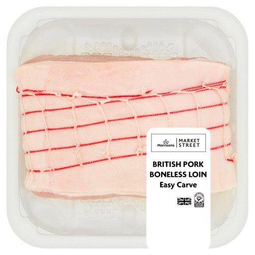 Morrisons british pork loin boneless joint