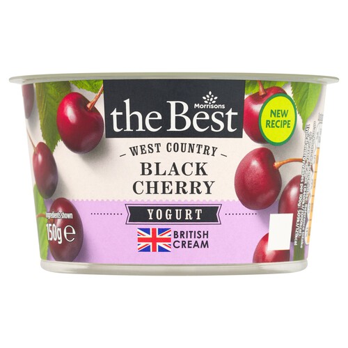 Morrisons The Best Black Cherry Yoghurt