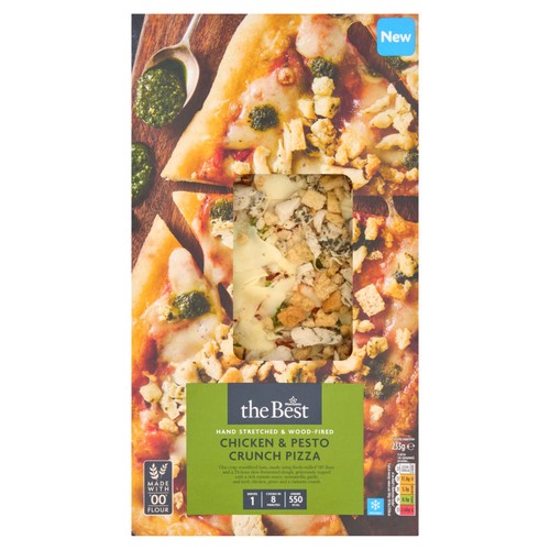 Morrisons The Best Chicken & Pesto Crunch Pizza 233g