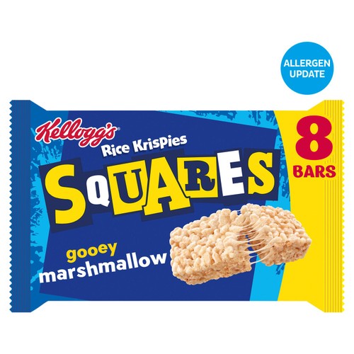 Kellogg's Rice Krispies Squares Marshmallow Snack Bars 8 x 28g