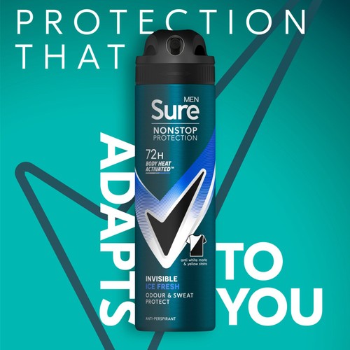 Sure For Men Invisible Ice Anti Perspirant 150ml