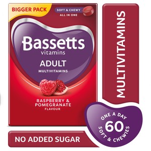Bassetts Adult Multi Vitamins Raspberry & Pomegranate Flavour