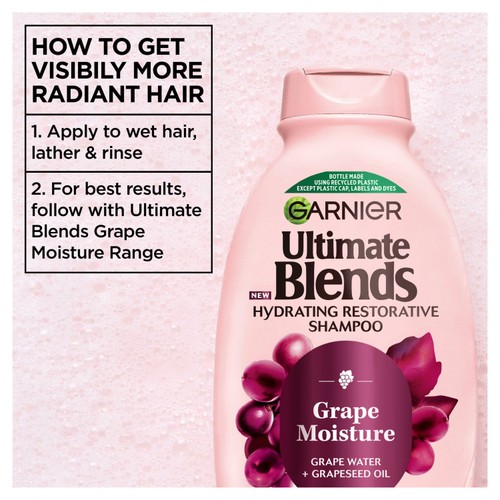 Garnier Ultimate Blends Grape Moisture shampoo