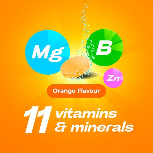 Berocca 15 Orange Flavour Effervescent Tablets