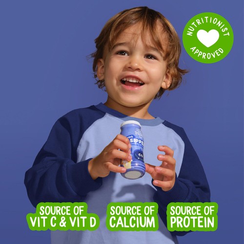 Piccolo Yoghurt Sippers - Blueberry & Banana 4 x 100g