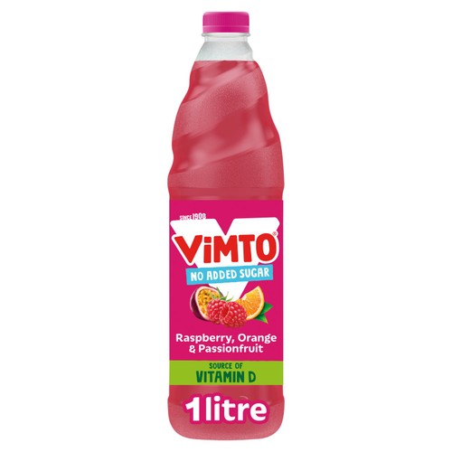 Vimto Raspberry, Orange & Passionfruit Real Fruit Squash