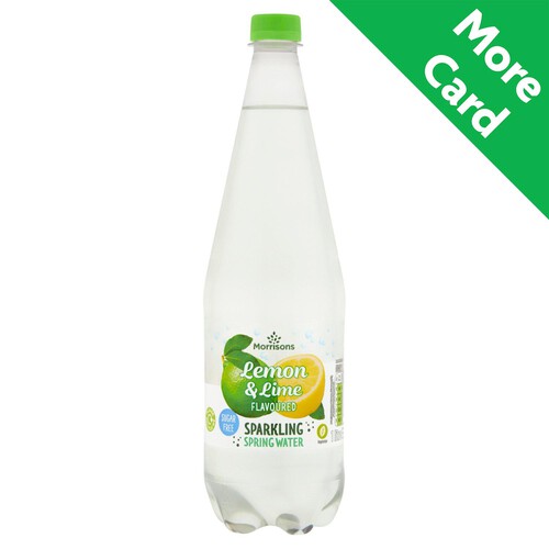 Morrisons No Added Sugar Sparkling Lemon & Lime Spring Water 