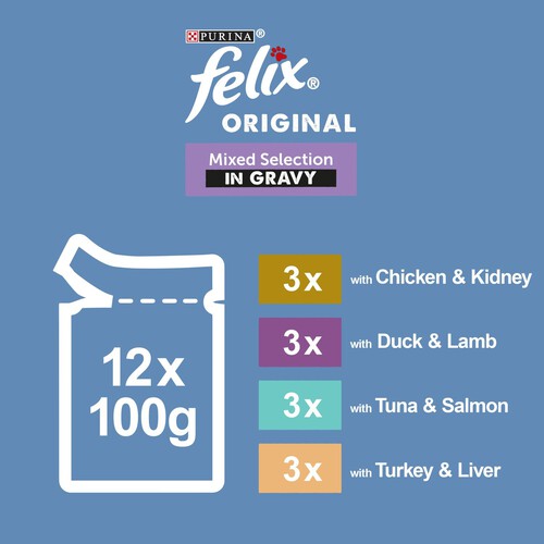 Felix Mixed Selection in Gravy Wet Cat Food