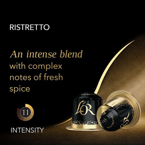 L'OR Espresso Ristretto Coffee Pods x10 Intensity 11