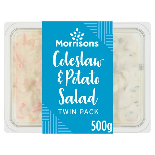  Morrisons Coleslaw & Potato Salad Twin Pack