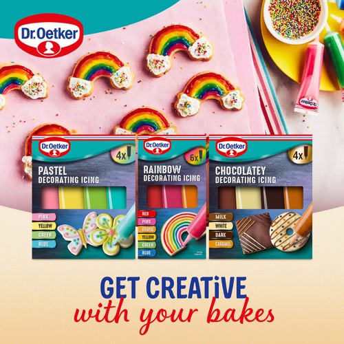 Dr.Oetker Pastel Decorating Icing 4 x 17g (68g)