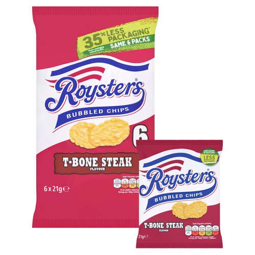 Roysters T-Bone Steak Multipack Crisps