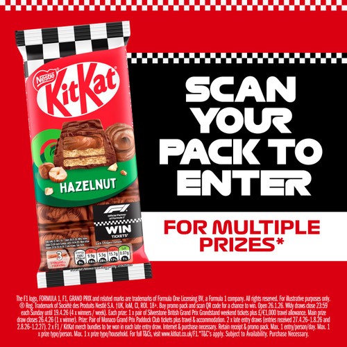 KitKat Hazelnut Chocolate Sharing Bar 99g
