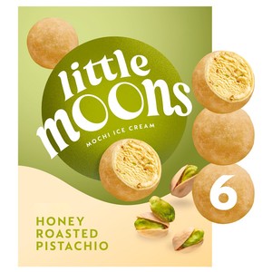 Little Moons Honey Roasted Pistachio Mochi Ice Cream 6x32g