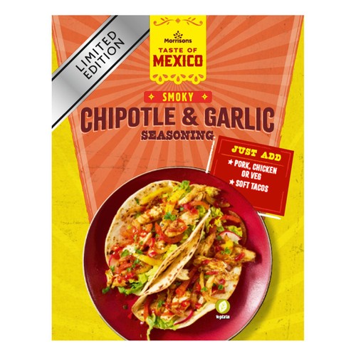 Morrisons Smoky Chipotle & Garlic Seasoning 28g