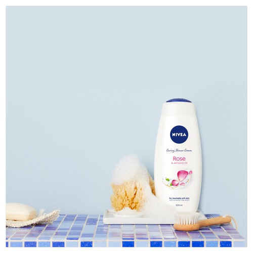 NIVEA Rose & Almond Oil Shower Cream