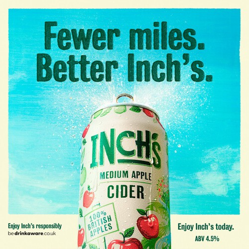 Inch's Medium Apple Cider Cans