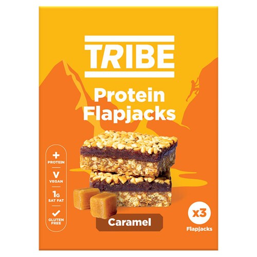 Tribe Plant Protein Flapjack Caramel