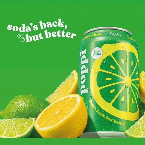 Poppi Lemon & Lime 4 x 330ml