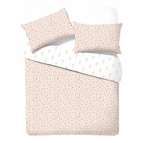 Nutmeg Home Easy Care Sense Daisy Duvet Double