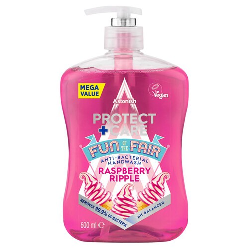 Astonish Protect & Care Anti-Bacterial Handwash Raspberry Ripple