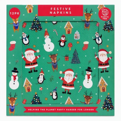Mad Party Xmas Character Napkins