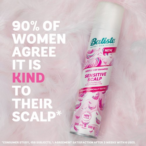 Batiste Sensitive Scalp Lightly Fragranced Dry Shampoo   200ml