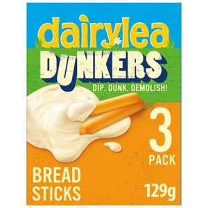 Dairylea Dunkers Breadsticks Cheese Snack 3x43g