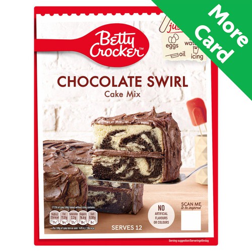 Betty Crocker Chocolate Swirl Cake Mix