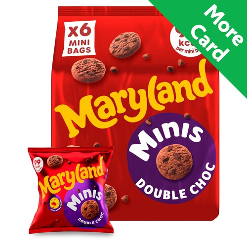 Maryland Cookies Double Chocolate Minis 6 Pack