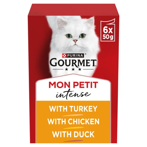Gourmet Mon Petit Meaty Variety Duck, Chicken, Turkey Wet Cat Food