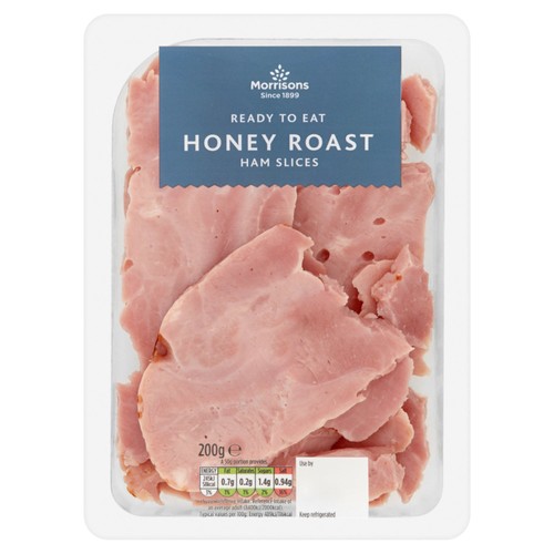 Morrisons honey roast ham slices