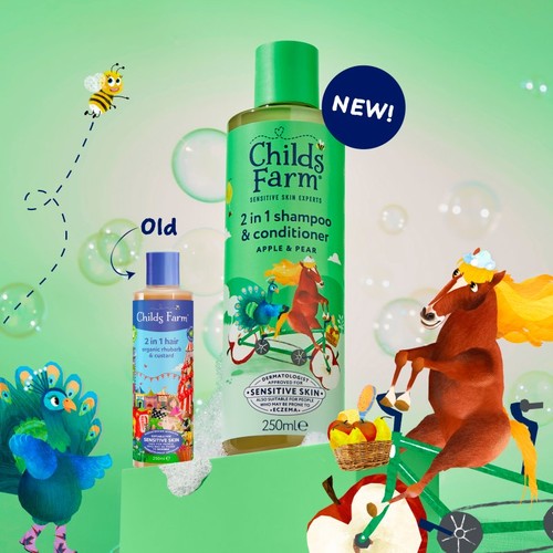 Childs Farm 2 In1 Shampoo & Conditioner Apple & Pear    250ml