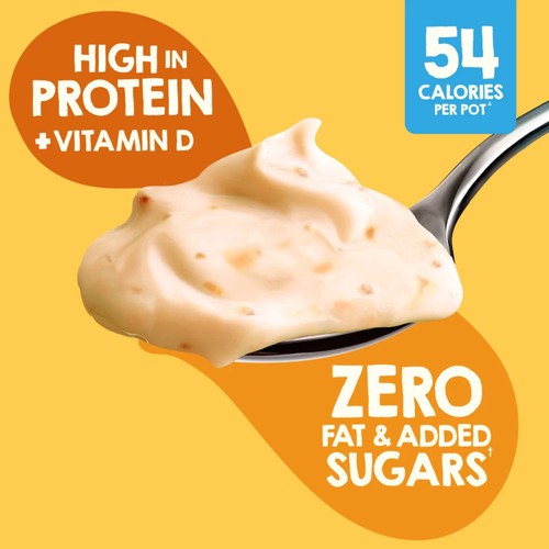 Light & Free Peach Greek Style Fat Free Yoghurt Multipack 4x115g
