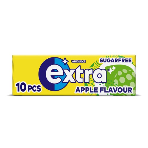 Extra Apple Flavour Sugarfree Chewing Gum 10 pieces