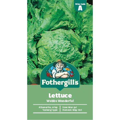 Mr Fothergills Lettuce Webbs Wonderful Seeds