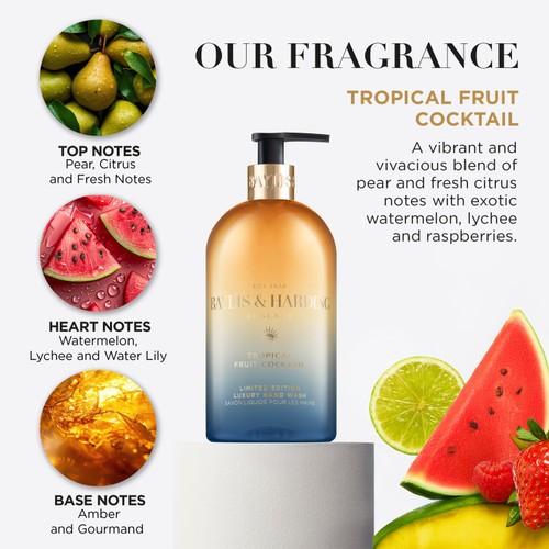 Baylis & Harding Tropical Fruit Cocktail Hand Wash   500ml