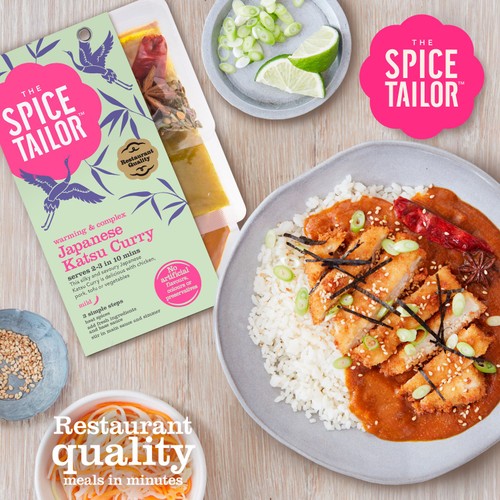 The Spice Tailor Japanese Katsu Curry Sauce Meal Kit 245g